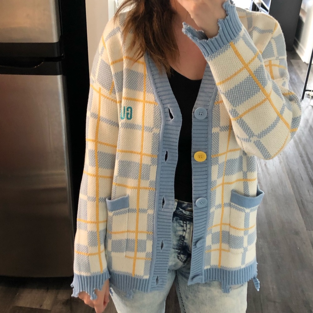 Guuka No War Plaid Cardigan